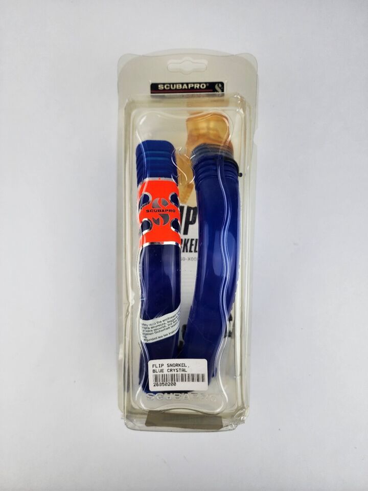 Primary image for Scubapro Crystal Blue Flip Snorkel Folding Snorkel New in package