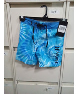 Hurley Boys Tie-Dye Swim Shorts Size  Psychic Blue  New With Tags 375 JJ - $19.18 CAD