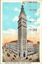 Denver Colorado Daniels Fisher Tower WB Posted 1925 Antique Postcard - £5.90 GBP