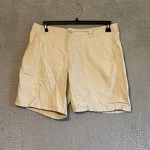 Columbia Size 34 W; Khaki Brown  8&quot; Inseam Shorts - $16.83