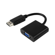 4xem 4XDPVGA 8IN Displayport To Vga Adapter Dp Male To Vga Female Black - £23.49 GBP