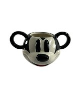 Disney Zak Mickey Mouse Mug Coffee Tea Ear Handles Black White 15 oz - £9.34 GBP