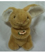 RUSS VINTAGE BUNKLES THE BUNNY RATTLE W/ FLOWERS 8&quot; Plush STUFFED ANIMAL... - £15.51 GBP