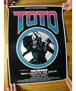 Toto Poster With The Rooms Concert South Bend, Indiana 8 20 1982-
show o... - €1.156,96 EUR