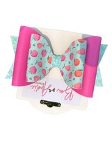 Bow Aholic Bowtique Yummy Summer Faux Leather and Glitter Handmade Hair ... - £18.63 GBP