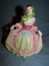 Vintage Lovely Porcelain/Ceramic Delicate Woman Figure in Pink-Made in Japan - £10.99 GBP