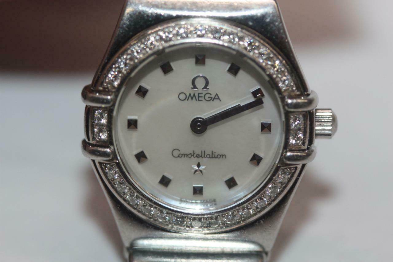 Primary image for Omega Constellation My Choice Factory Diamond Bezel MOP Dial SS /18K Gold Watch