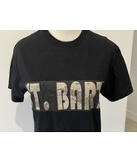 Black  100% Cotton Small St. Barts Tee Shirt Shoulders 15” Underarm 17” - $187.53 MXN