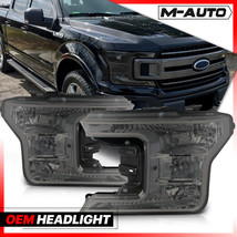 Pair Smoke Clear Corner Replacement Headlight for 2018-2020 F150 Halogen Model - £358.57 GBP
