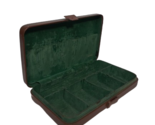 VTG Buxton Men&#39;s Luxurious Brown Leather Cowhide Jewel Case, Velvet Lined - $17.46