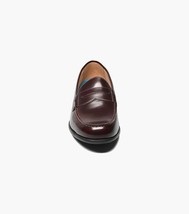 Nunn Bush Drexel Moc Toe Penny Loafer Dress Shoes Burgundy 84744-601 image 6