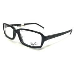 Ray-Ban Eyeglasses Frames RB5132-Q 2000 Black Leather Asian Fit 53-16-140 - $118.79