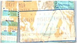 Vintage Bob Dylan Ticket Stub April 27 1991 Sunrise Theatre Ft. Lauderdale FL - £35.29 GBP