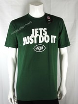 Nike Nfl New Men&#39;s T- Shirt New York Jets Football Team Nwt Vintage Just Do It - £18.11 GBP