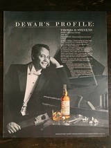 1985 Dewar&#39;s White Label Blended Scotch Whiskey Full Page Original Ad 721 - £5.29 GBP