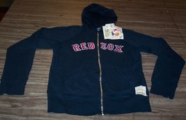 Women&#39;s Juniors Boston Red Sox Zipper Down Mlb Hoodie Hooded Sweatshirt Xl New - £31.05 GBP