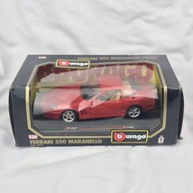 Ferrari 550 Maranello 1:24 Scale Diecast Red Bburago 1996 In Box Burago - $19.95