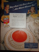 Vintage Campbell's Soup Week October 17-26  Print Magazine Advertisement 1946 - $6.99