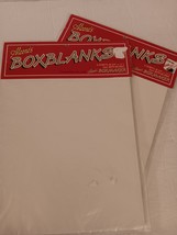 Aleene&#39;s BoxBlanks #070-00-0002 6 Sheet 8.75&quot; X 11&quot; Pack Box Blanks Lot Of 2 New - £15.97 GBP