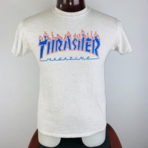 Thrasher Magazine Skateboarding Gray Mens Medium M Short Sleeve T Shirt * - £11.96 GBP