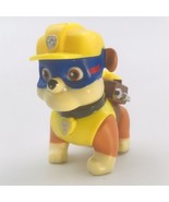 Rubble Wearing Blue Mask Paw Patrol Posable Action Figure Spin Master 2.... - $9.49