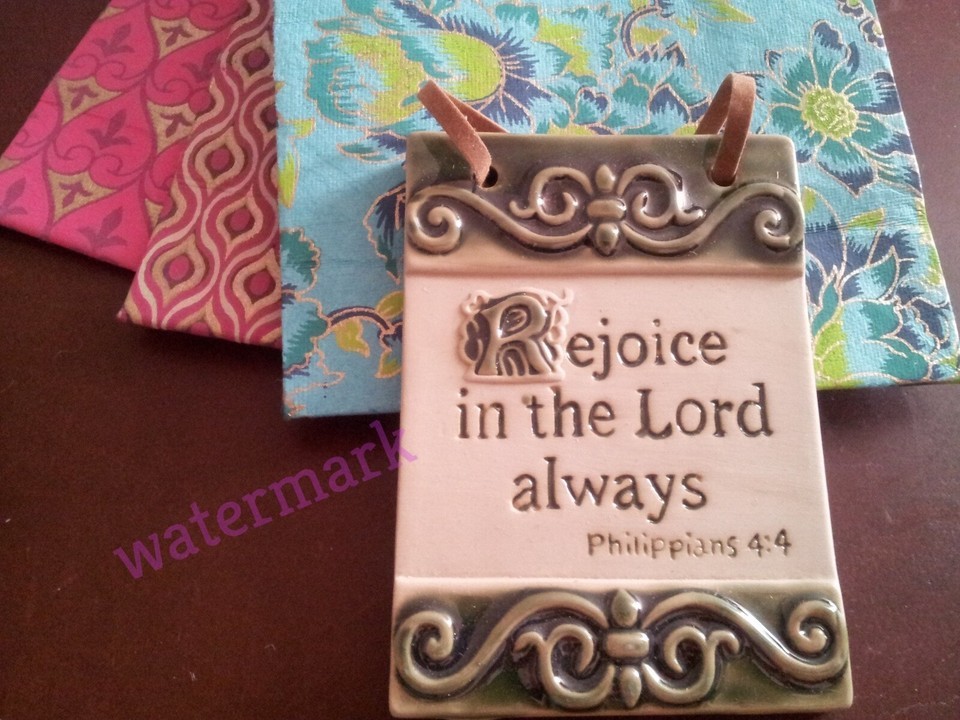 &quot;REJOICE IN THE LORD ALWAYS&quot; QUOTE PUBLICITY PHOTO - $9.89