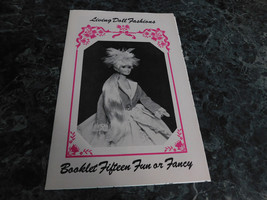 Living Doll Fashions Booklet 15 Fifteen Fun or Fancy by Janice Rader - $56.49 MXN