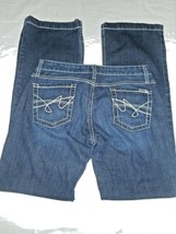Cruel Denim Jayley Jeans Women&#39;s 27/3R 32 x 34 INDIGO STONEWASH Thick Seams - £17.03 GBP