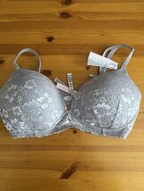 Incredible By Victorias Secret Silver Floral Maternity Wireless Nursing ... - $19.79