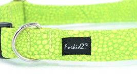 Dog&#39;s Collar - Jucicy Green , High Quality, Exceptional Gift, Unique dog accesso - £18.93 GBP