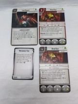 (4) Star Wars Imperial Assault Hired Guns Villain Pack Cards - $13.87 CAD