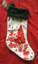 Disney Parks Minnie Mouse &amp; Daisy Duck Velvet Christmas/Holiday Stocking New WT - £15.97 GBP