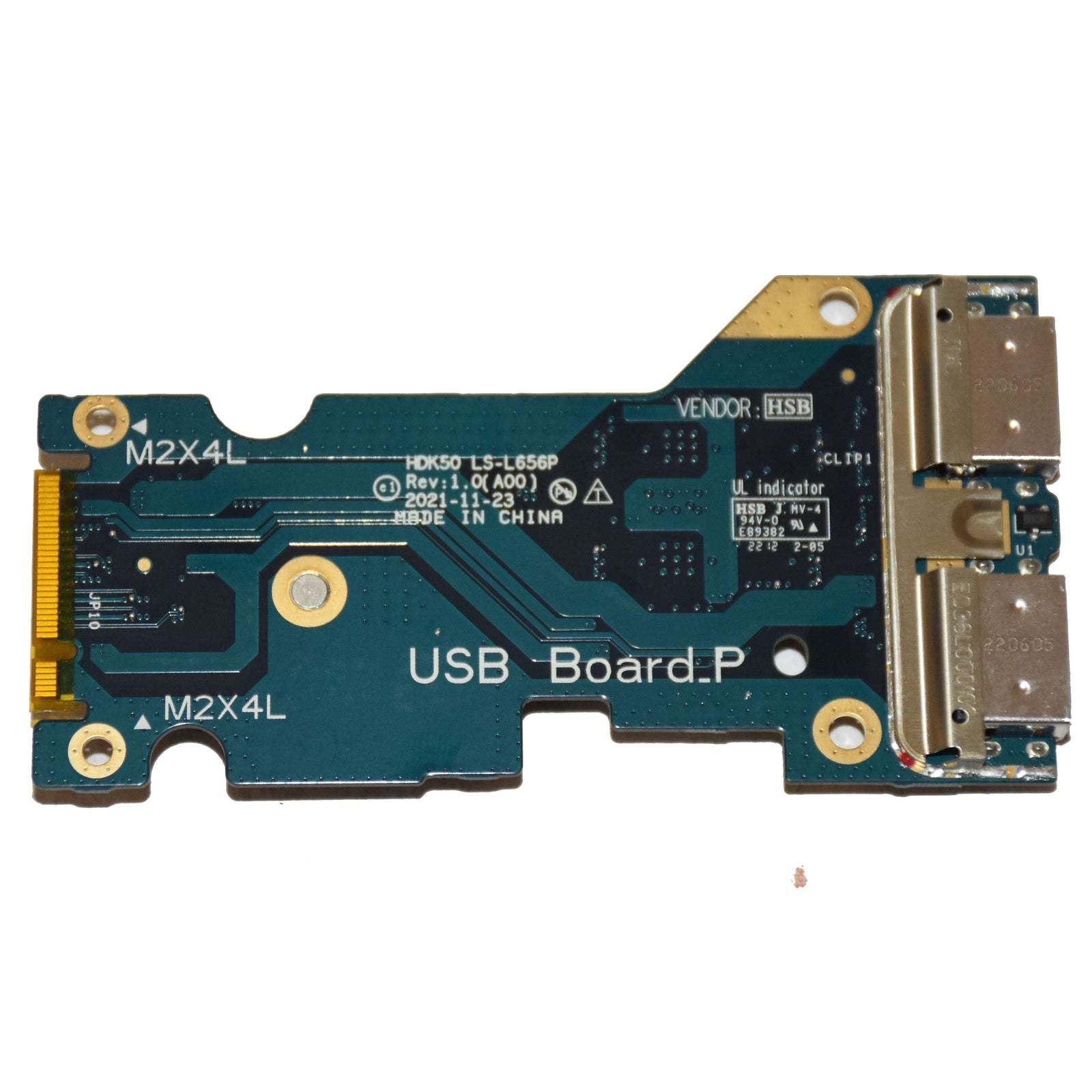 Dell G Series G15 5525 Right Side I/O USB-C USB-A Audio Jack Board 9D44M LS-L656 Item image 5