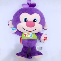 Fisher Price Laugh &amp; Learn Learning Opposites Monkey plush Purple Toy 123 WORKS - £70.77 GBP