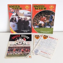 Manchester United FC Football Programmes, United Review, Vintage 1980s - £15.95 GBP