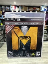 Metro Last Light: Limited Edition (Playstation 3, 2013) - CIB PS3 Complete! - $9.50