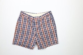 Vintage 60s Streetwear Mens Size 36 Flat Front Above Knee Chino Shorts P... - £54.47 GBP