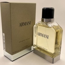 Classic Armani Pour Homme By Giorgio Armani Edt Spray 3.4 Oz Vintage New In Box - £193.58 GBP
