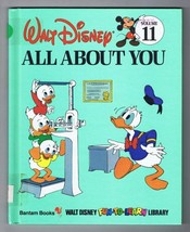 ORIGINAL Vintage 1983 Disney Library #11 All About You Hardcover Book - £7.73 GBP