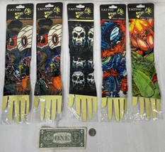 Tattoo Sleeve Arm Sunscreen Slip On Lifelike Fashion Collection 5 pair - $4.83