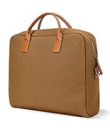 Canvas Sling Messenger Bag fits Upto 15.6&quot; Laptop/MacBook, PU Leather Ha... - $678.27 MXN