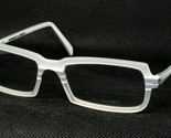 BERNHARD PETE 0161 Hellgrau Weiß Schwarz Handmade Einzigartig Brille 52-... - $96.12