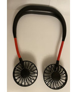 USB Portable Hanging Neck Fan Cooling Air Cooler Little Air Conditioner - $5.96 CAD