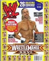 ORIGINAL Vintage April 2010 WWE Magazine Bret Hitman Hart Wrestlemania XXVI - £15.77 GBP