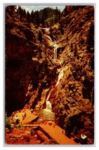 Seven Falls Colorado Springs Colorado CO UNP Chrome Postcard Z2 - £2.29 GBP