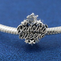 2021 Pre Autumn Release 925 Sterling Silver Openwork Dancing Queen Charm  - £13.98 GBP