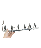 2004-2006 bmw x3 e83 3.0l engine fuel injector rail bracket w/ injectors... - $1,288.90 MXN