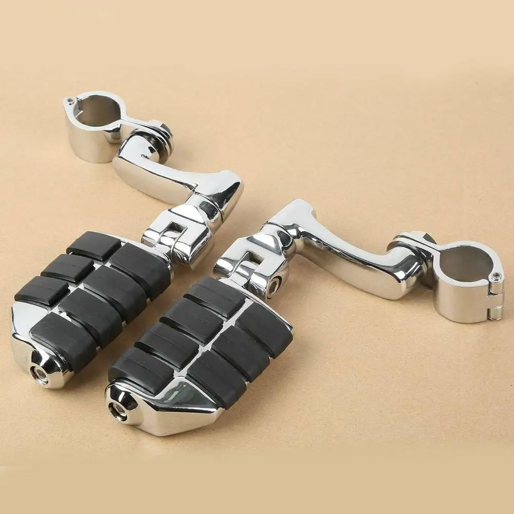 Motorcycle 1-1/4&quot; 32mm Highway FootPeg Footrest Engine Guard For Harley ... - $51.12+