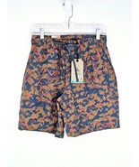 Prana Mens Metric E Waist Short Fresca Camo S Pull On 8&quot; Inseam Boardshorts - $31.88