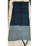 DuPont Hollofil808 TWO TONE NAVY BLUE LIGHT BLUE SLEEPING BAG BLUE GREY ... - £56.40 GBP